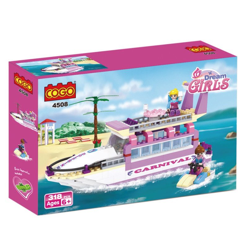Конструктор Cogo Dream Girls Яхта, арт. 4508 - 5
