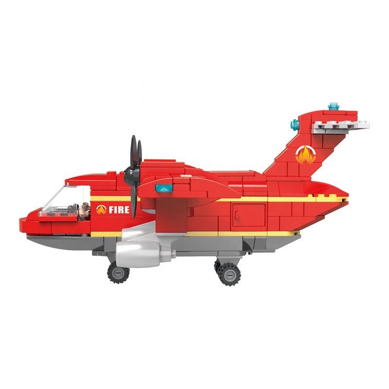 Конструктор Cogo Fire Пожежний літак, арт. 3620 - 7