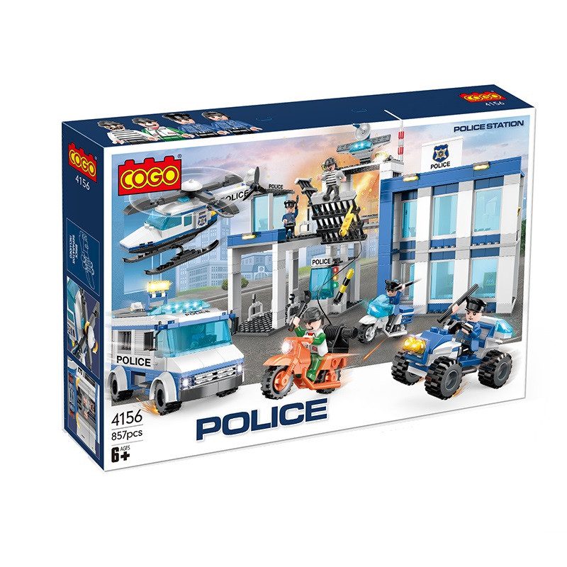 Конструктор Cogo Police Поліцейський відділок, арт. 4156 - 5