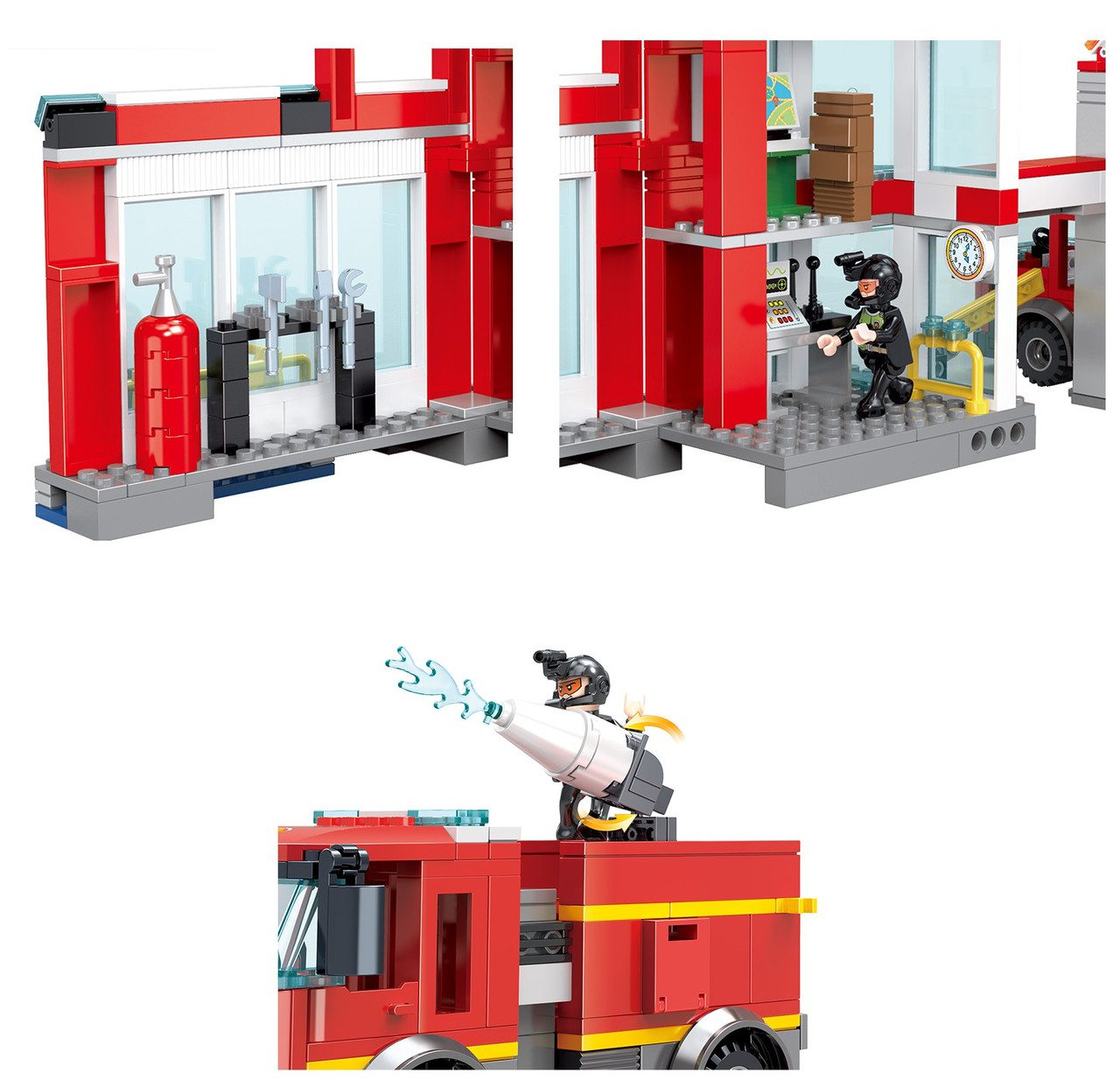 Конструктор Cogo Fire Пожежна станція, арт. 3622 - 6