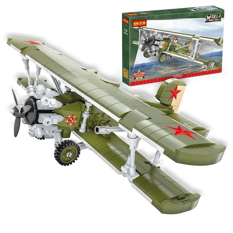 Конструктор Cogo World military Військовий літак, арт. 7902 - 1