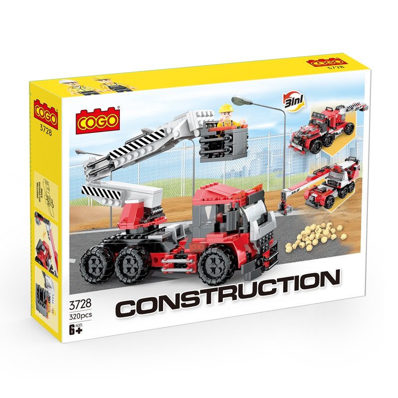 Конструктор Cogo Engineering Будівельна техніка, арт. 3728 - 3