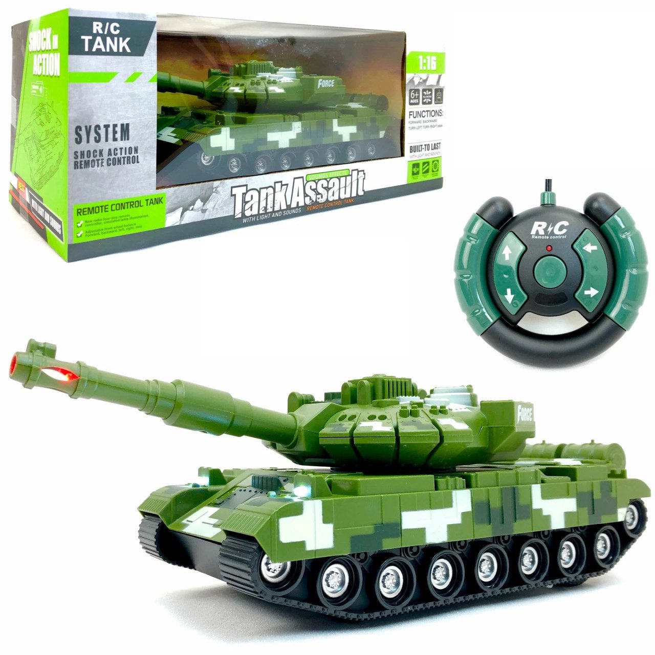 Танк на радіокеруванні Tank Assault, арт. Т9001А/В/С - 6
