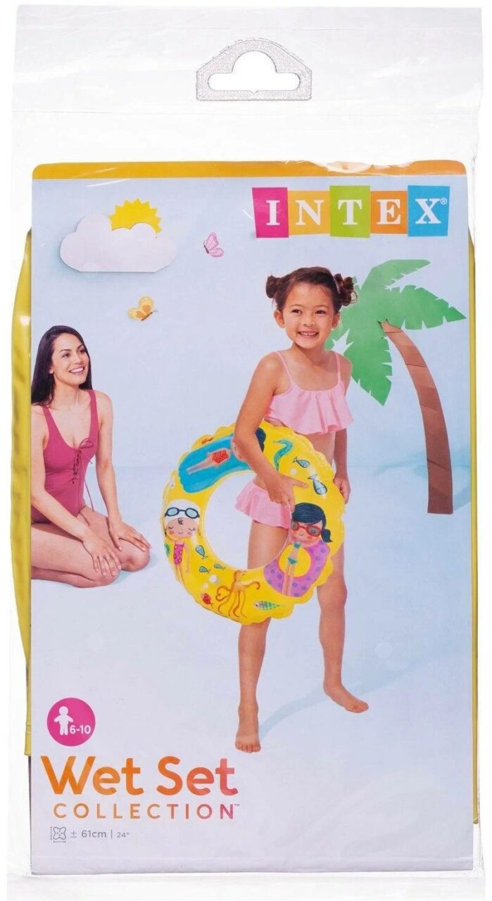 Дитячий надувний круг Рибки Intex, арт. 59242 NP - 5