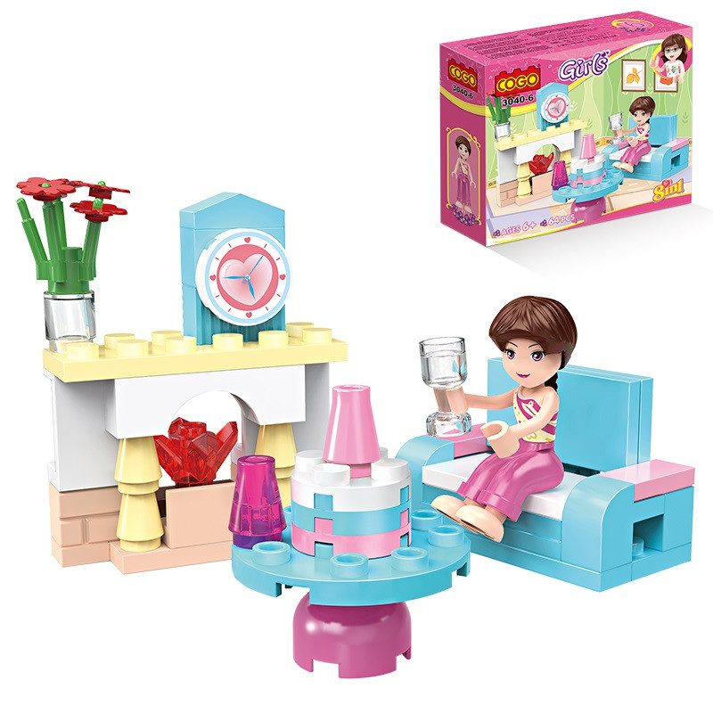Конструктор Cogo Girls Кімнати, арт. 3040 - 4