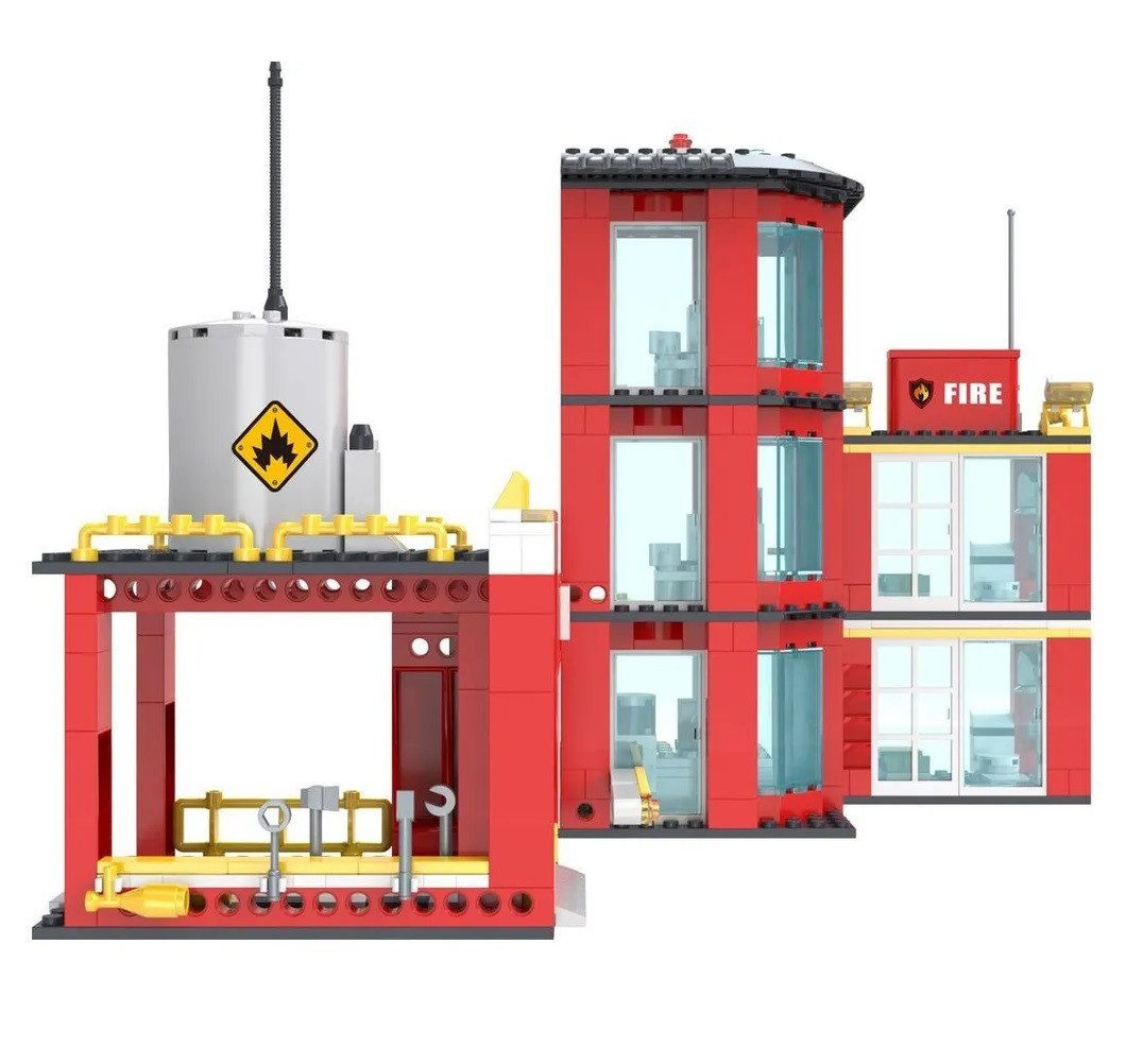 Конструктор Cogo Fire Пожежний відділок, арт. 4177 - 6
