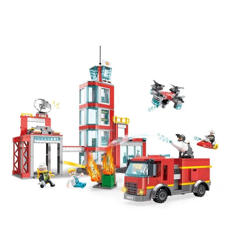 Конструктор Cogo Fire Пожежна станція, арт. 3622 - 9