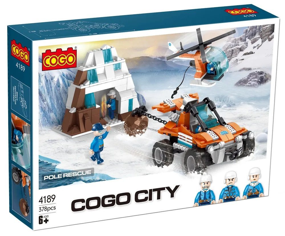 Конструктор Cogo City Полярно-рятувальна станція, арт. 4189 - 4
