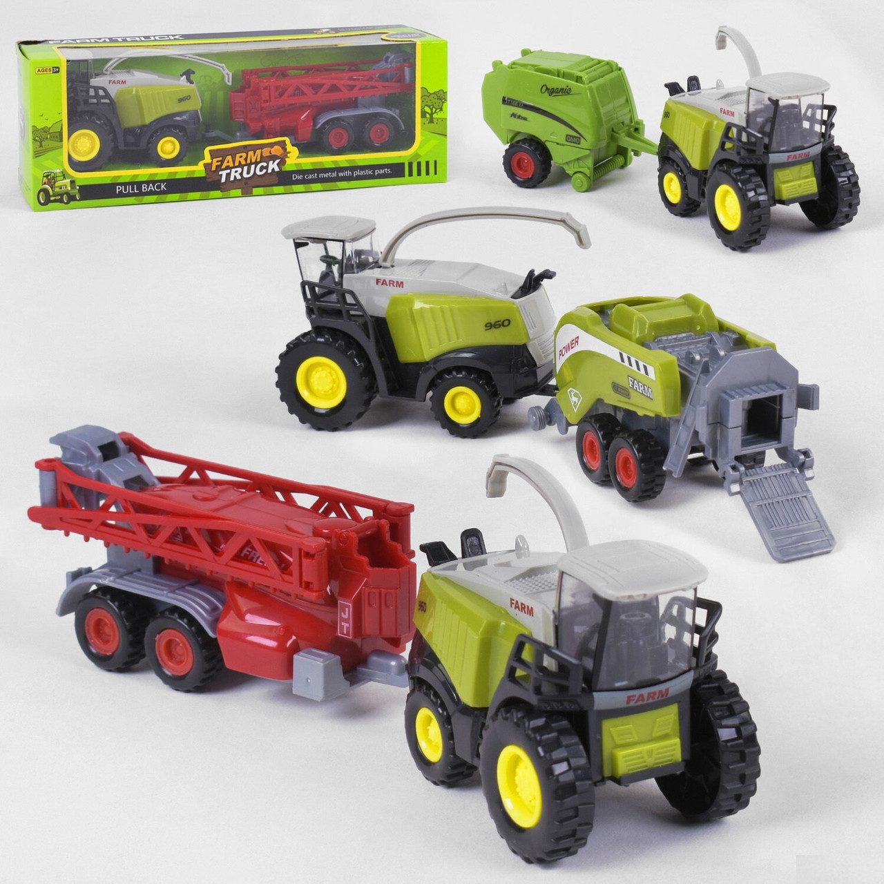 Комбайн із причепом Farm Truck, арт. 955-105 - 1