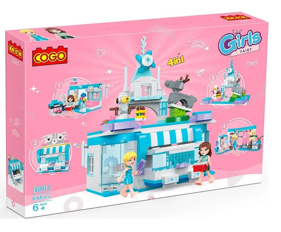 Конструктор Cogo Girls fairy Модний дім, арт. 3061 - 4