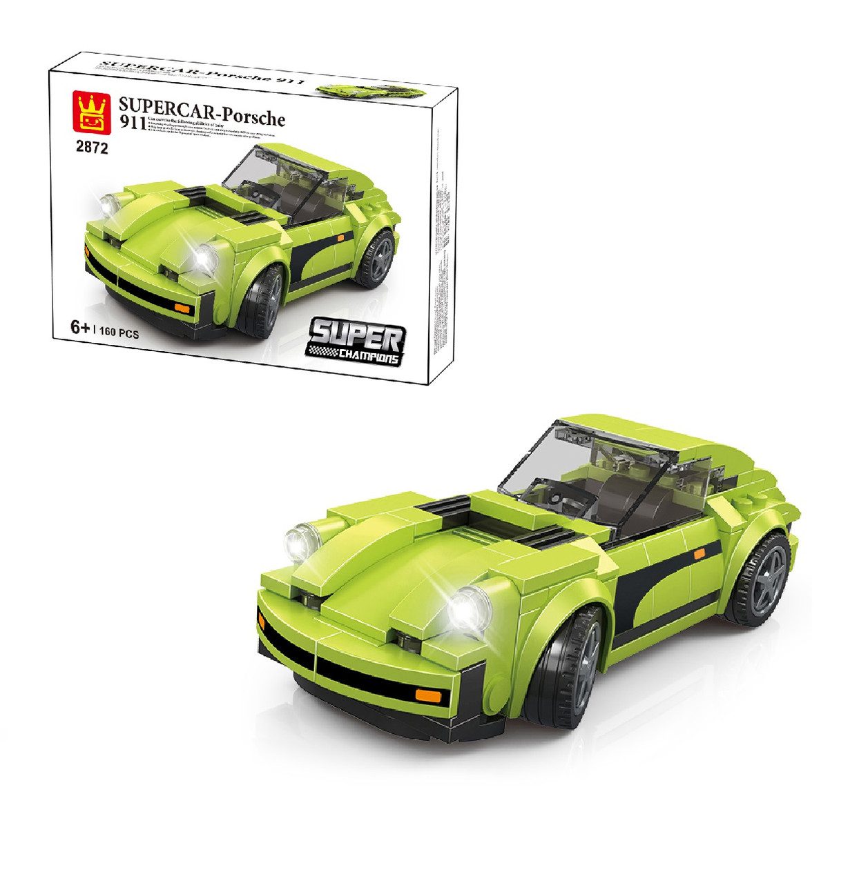 Конструктор Wange Суперкар Porshe S72, арт. 2872 - 4