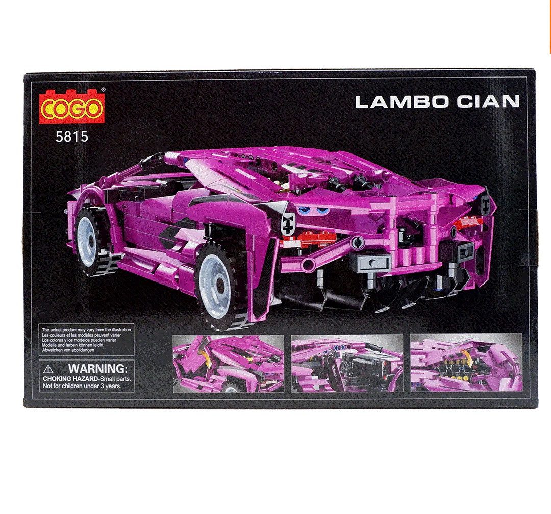 Конструктор Cogo Tech-Storm Lambo Cian (Ламборджині), арт. 5815 - 3
