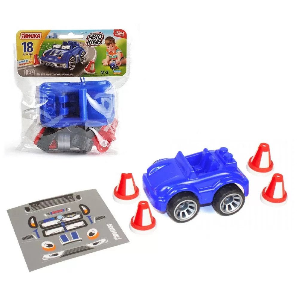 Конструктор Автоклуб М-2 Кабріолет, Юніка, арт. 1245 - 2