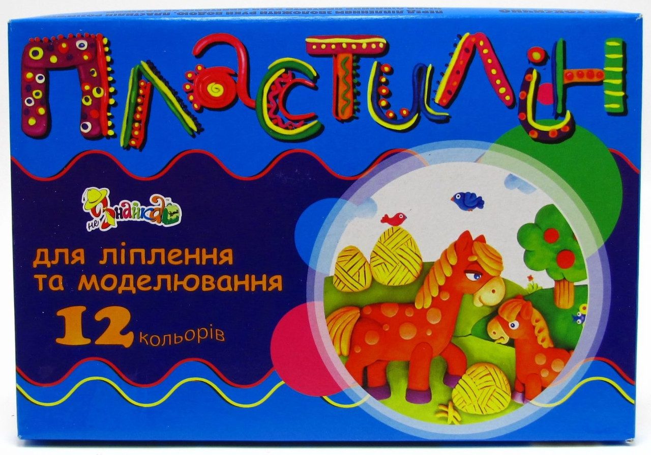 Восковий пластилін НеЗнайка, 12 кольорів, арт. 832520 - 3