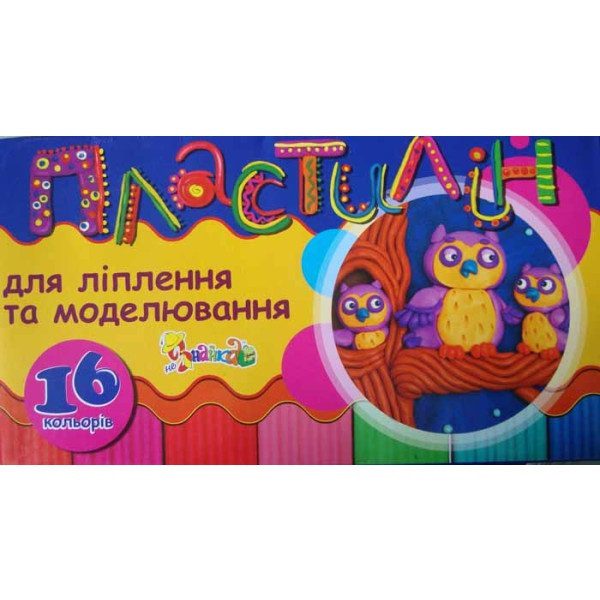 Восковий пластилін НеЗнайка, 16 кольорів, арт. 832530 - 3