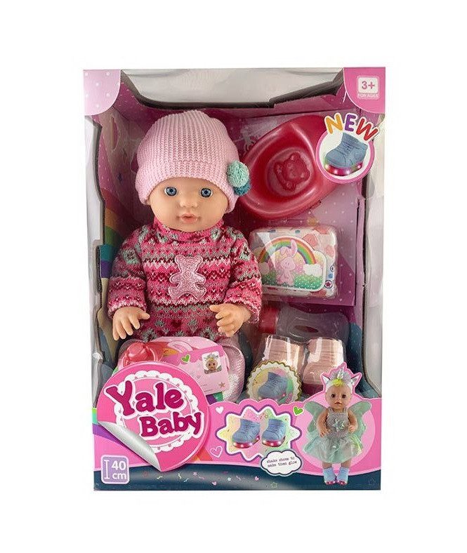 Пупс Yalе baby з підсвічуванням взуття та аксесуарами, арт. YL1876G/J - 5
