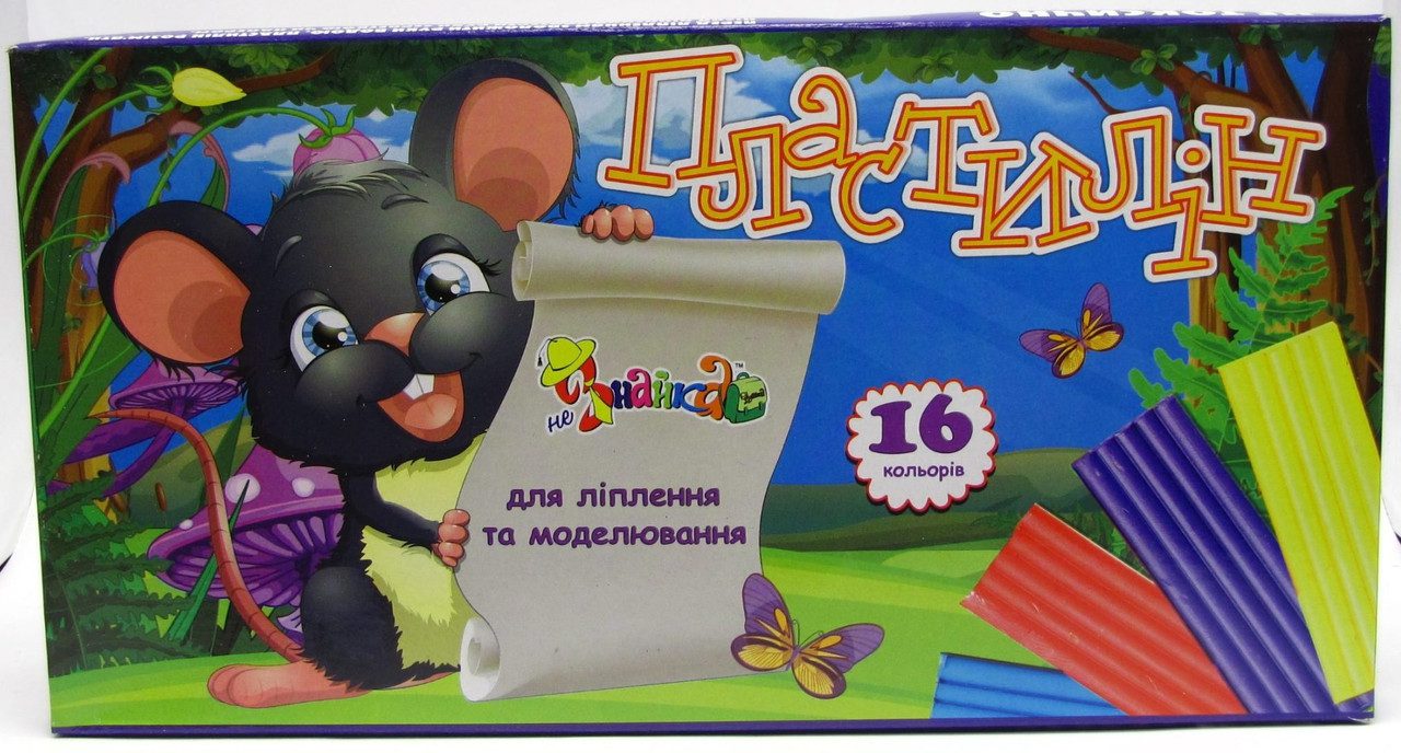 Восковий пластилін НеЗнайка, 16 кольорів, арт. 832530 - 4
