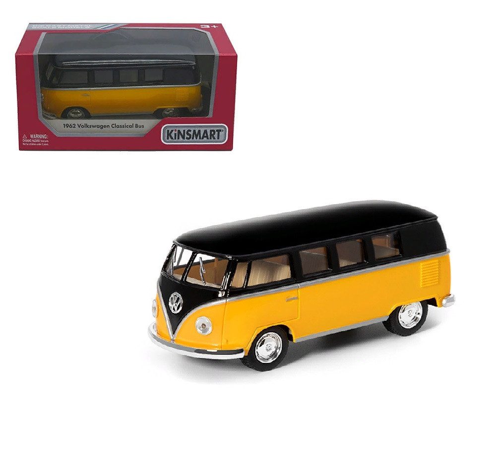 Модель автобус Kinsmart Volkswagen T2 (1962) 5'' KT5376W Black Top - 9