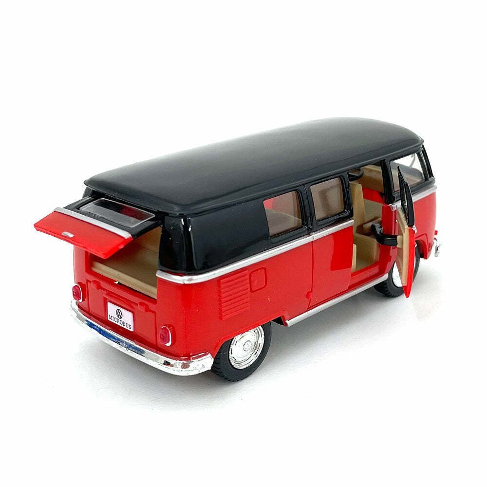 Модель автобус Kinsmart Volkswagen T2 (1962) 5'' KT5376W Black Top - 4