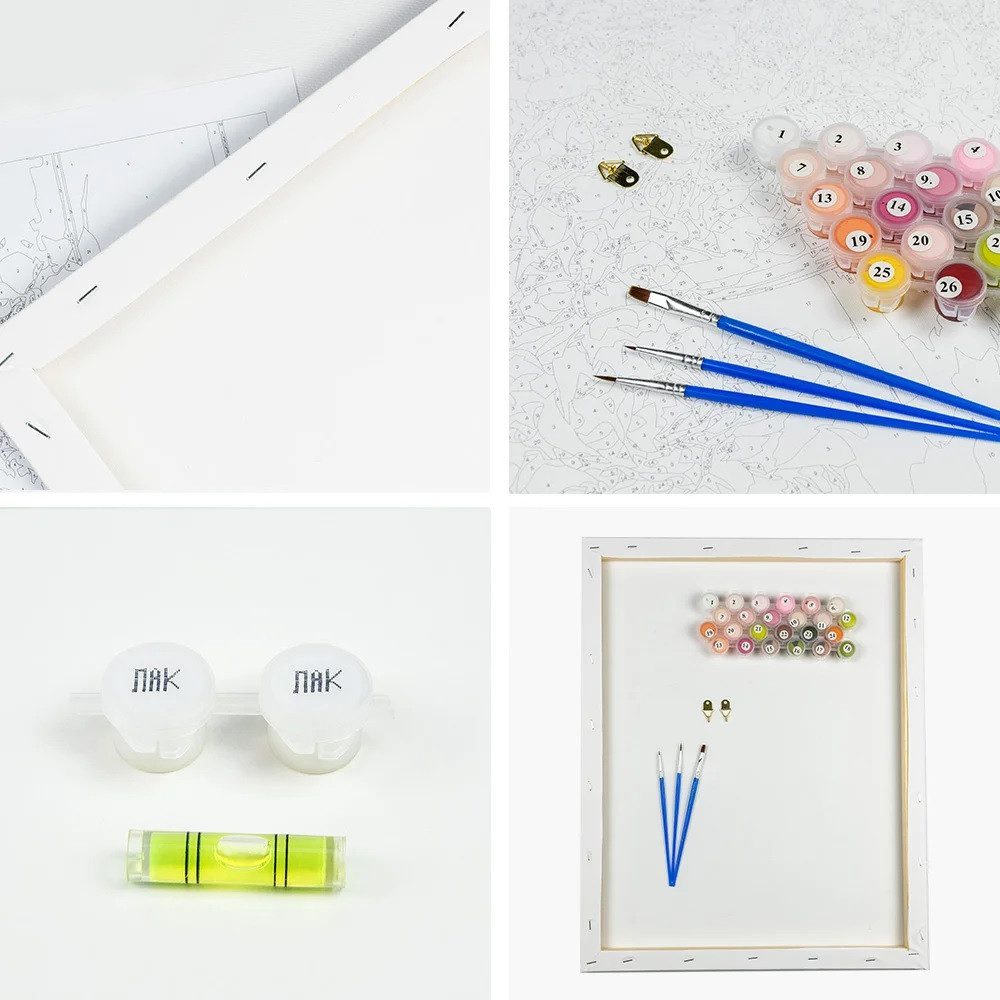 Картина за номерами Strateg Вікно в Париж 30х40 см SS-6500 - 2