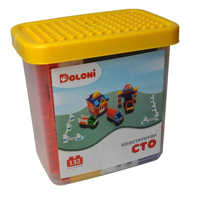 Конструктор СТО Doloni в пластиковому боксі 013888/38 - 1