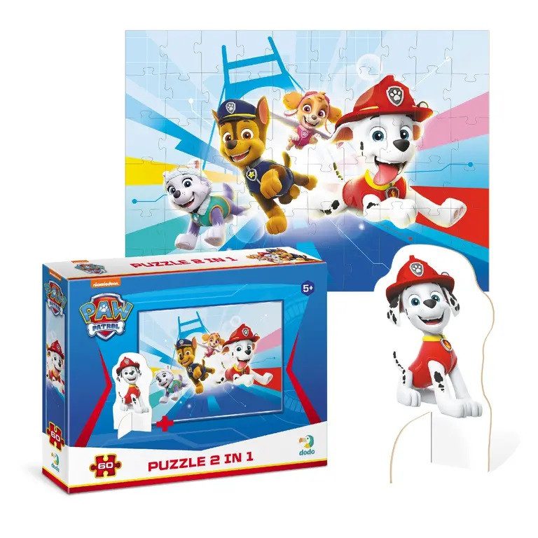 Дитячі пазли з фігуркою Paw Patrol, Dodo, Щенячий патруль, 200165 - 1