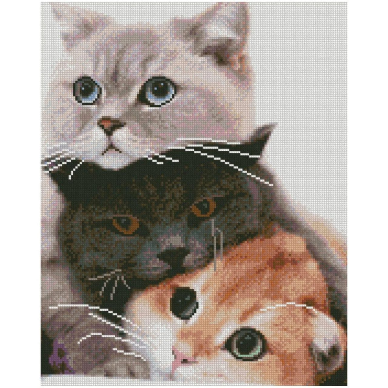 Алмазна картина Strateg Три кольори ніжності 40х50 см FA0012 - 2