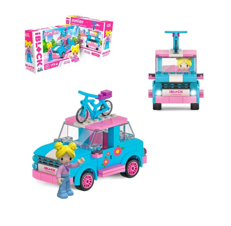 Конструктор Kids hits IBLOCK Junior (Міський автомобіль) KH08/002/4 - 1