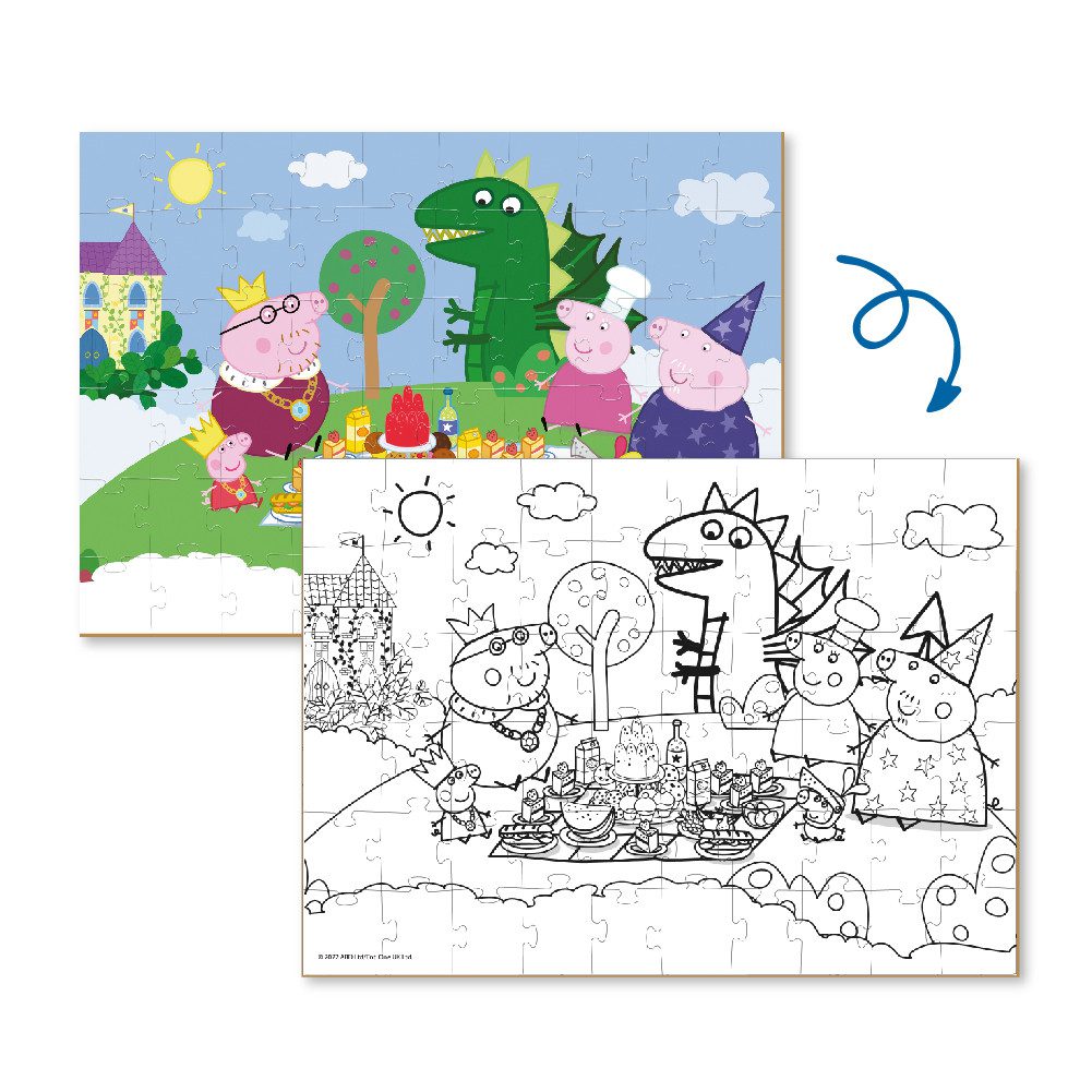 Дитячий пазл 2 в 1 Peppa Pig Казковий пікнік Dodo (60 елементів) 200118 - 5