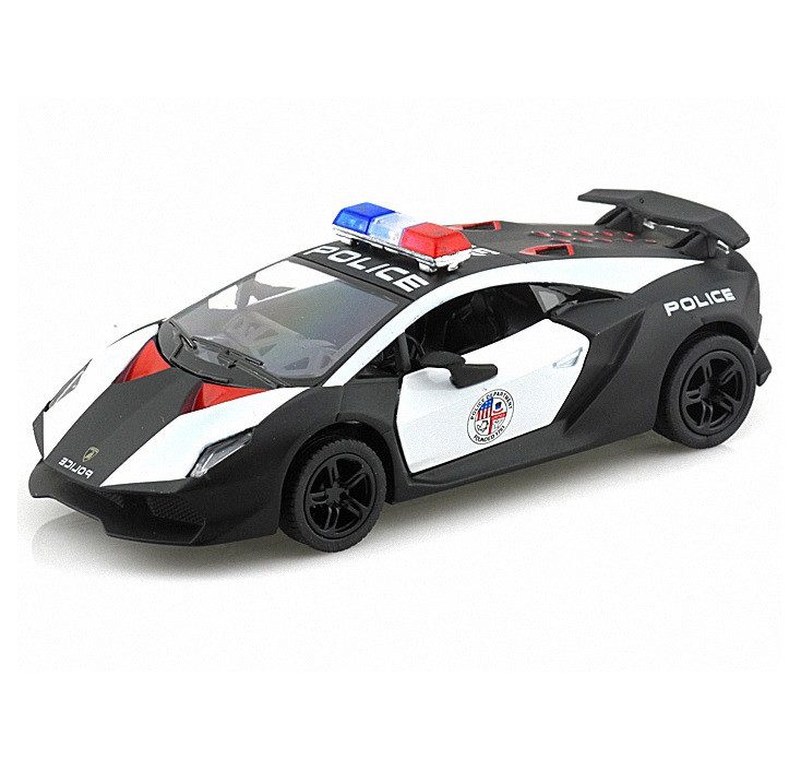 Модель легкова Kinsmart Lamborghini Sesto Elemento Police 5'' KT5359WP - 2