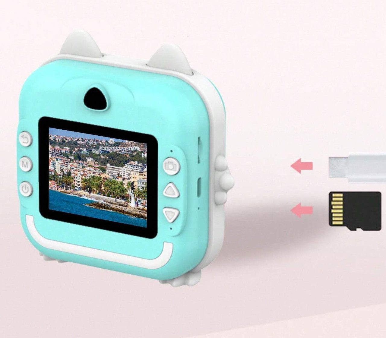 Дитяча цифрова камера з термопринтером Print Camera Q5 - 7