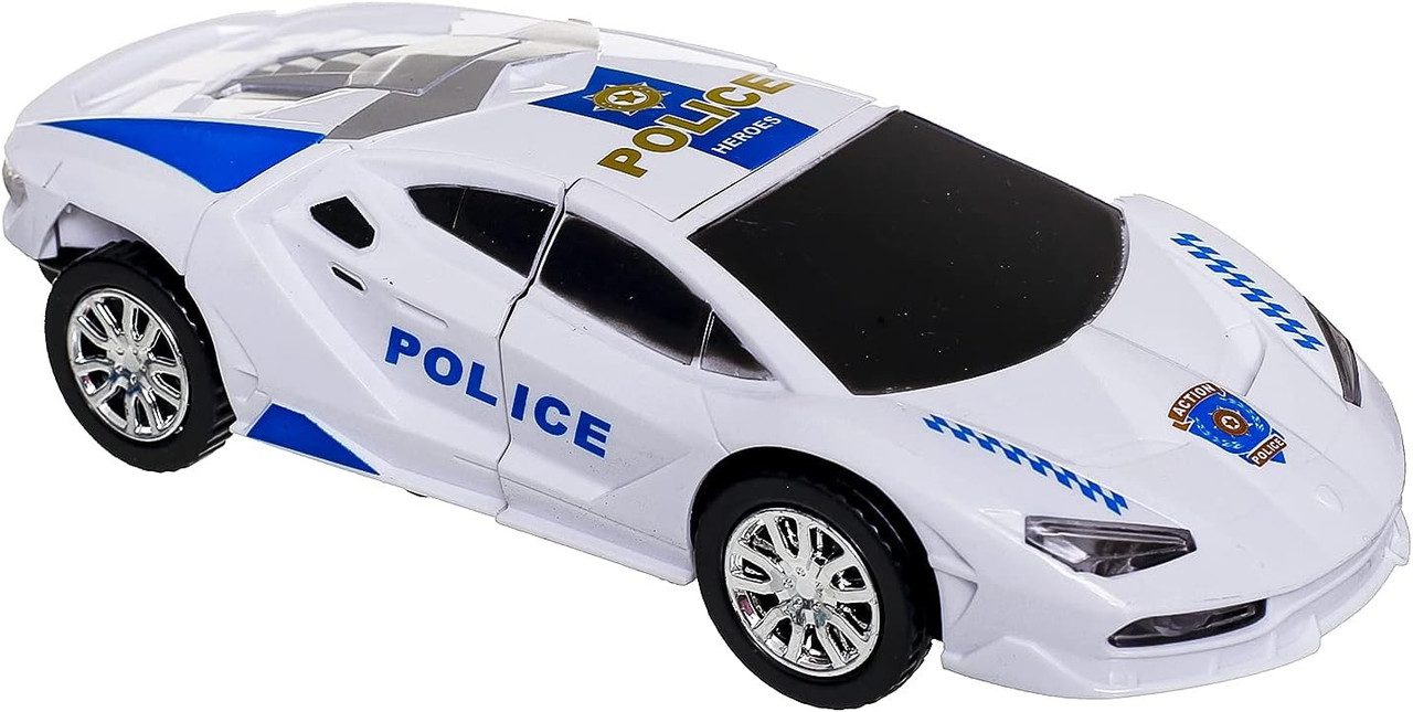 Дитячий робот-трансформер Police Sports Car 9904-1 - 5