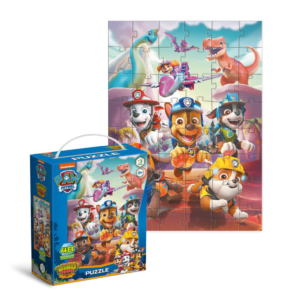 Дитячий пазл Paw Patrol Dino Rescue Щенячий патруль (48 эл) Dodo 200525 - 1
