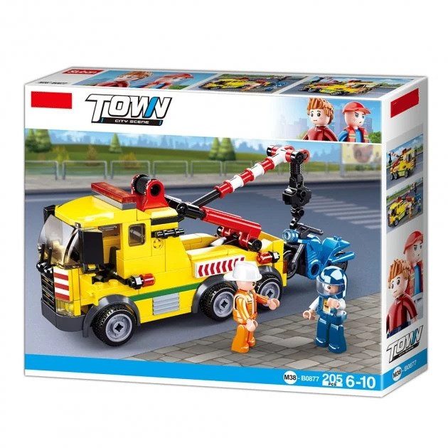 Конструктор Кран евакуатор (205 дет) M38-B0877 - 2