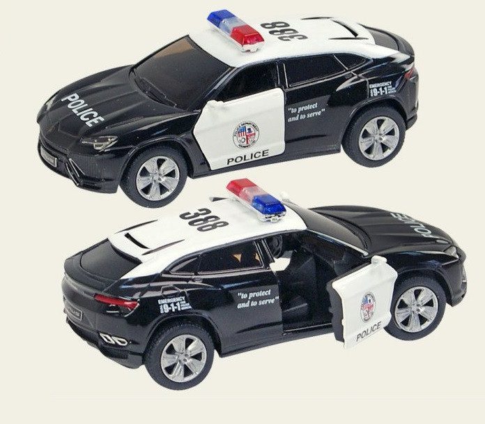 Модель джип Kinsmart Lamborghini Urus Police 5'' KT5368WP - 2