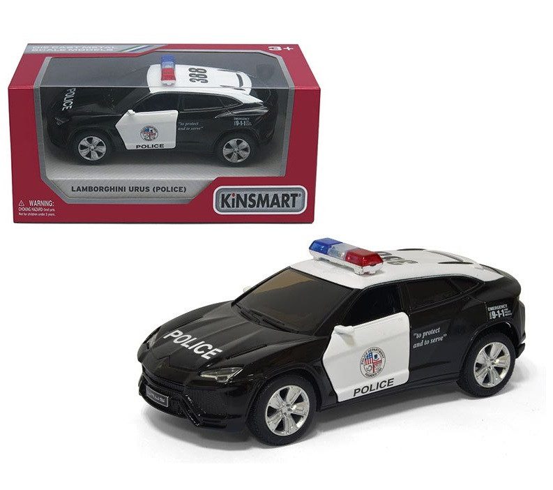 Модель джип Kinsmart Lamborghini Urus Police 5'' KT5368WP - 5