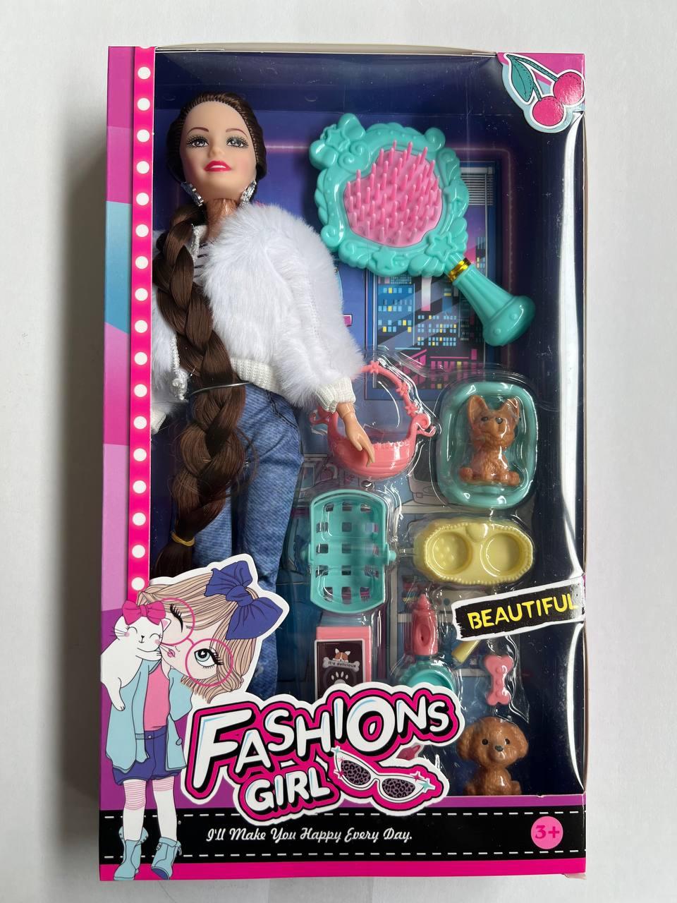 Лялька Fashions Girl із 2 вихованцями, арт. LK1619A - 1