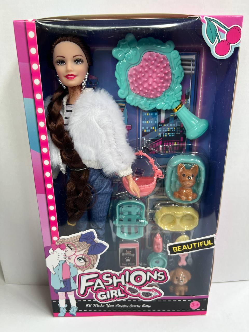Лялька Fashions Girl із 2 вихованцями, арт. LK1619A - 2