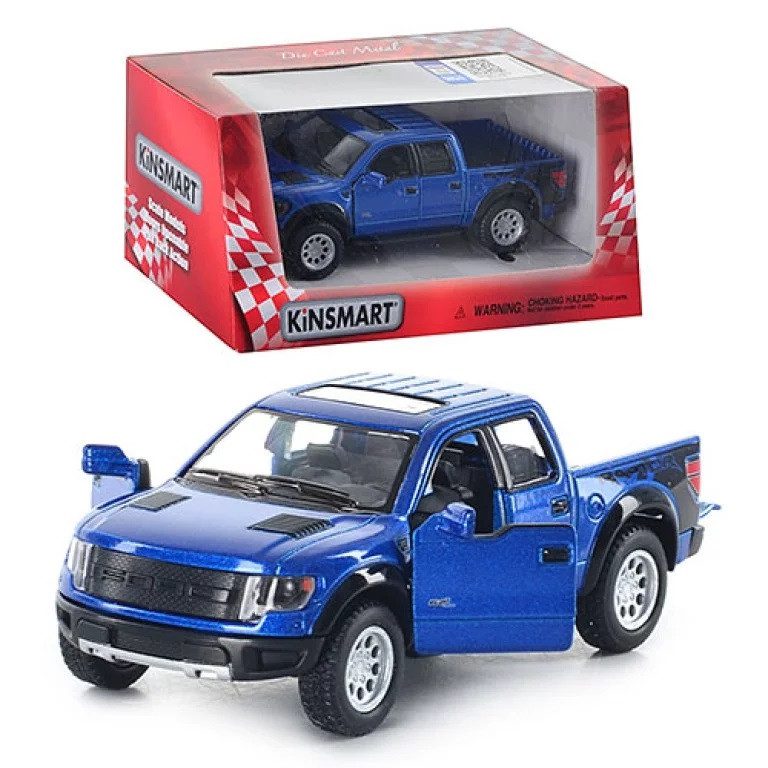Модель пікап Kinsmart Ford F-150 SVT Raptor-Supercrew (2013) 5'' KT5365W - 1