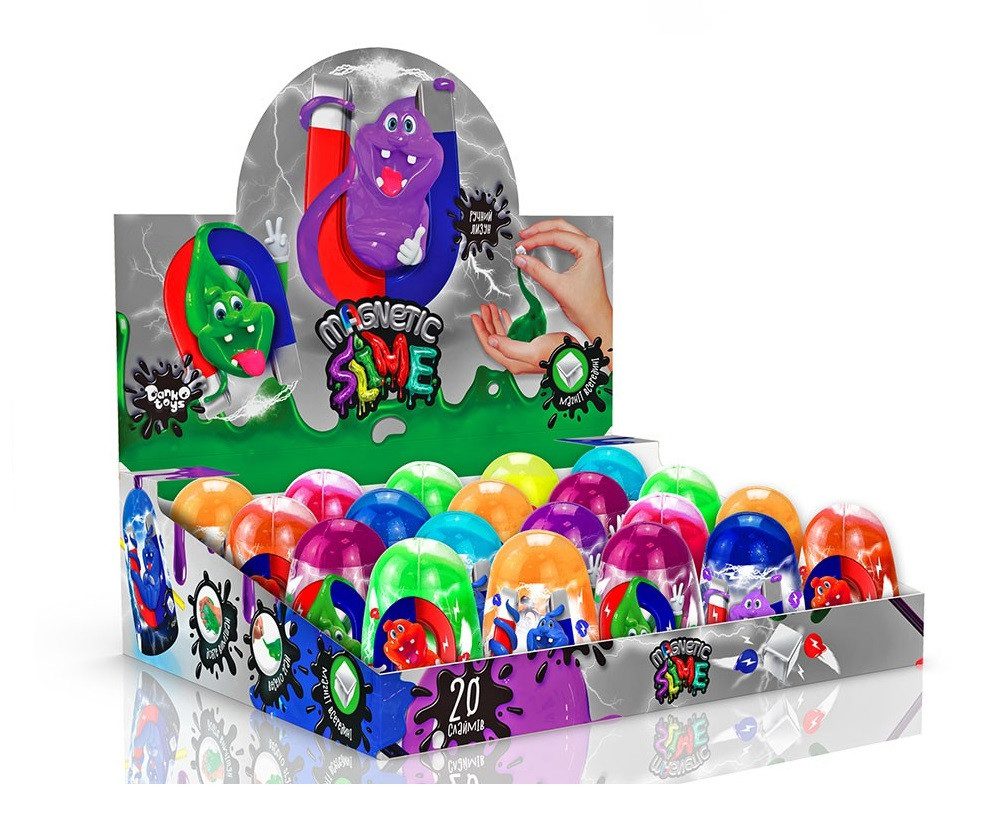 В'язка маса (слайм) Magnetic Slime Danko Toys SLM-Mg-01-01U - 2