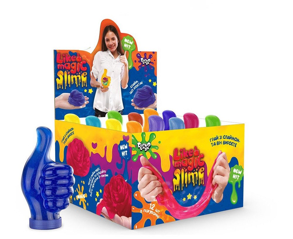 В'язка маса (слайм) LIKE Magic Slime Danko Toys LMS-01-01U - 3