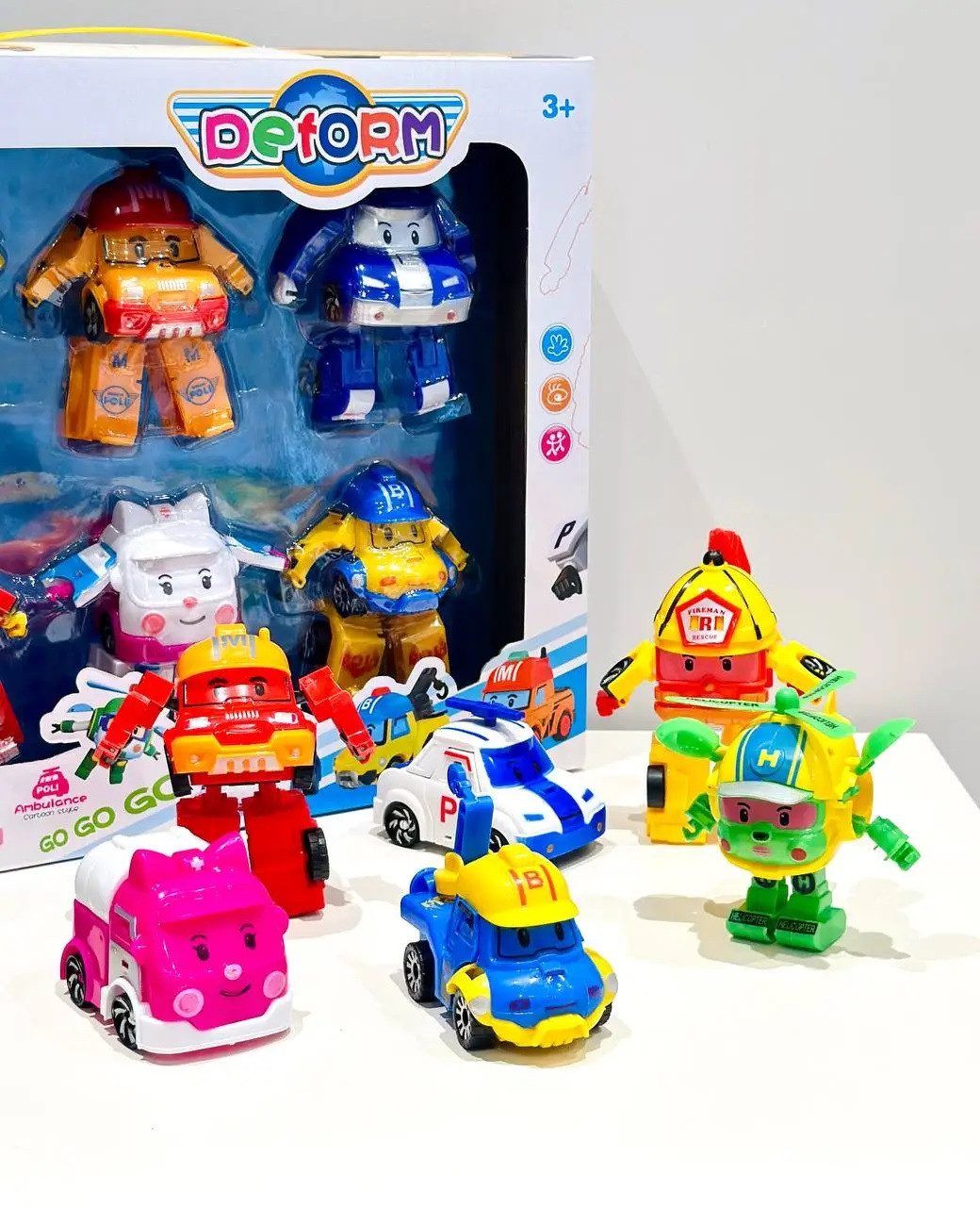 Набір трансформерів Робокар Полі Robocar Poli (6 шт.) 381 D - 4