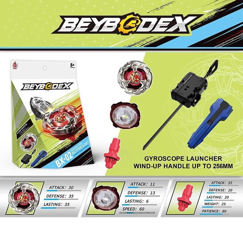 Ігровий набір BeyBlade Бейблейд дзиґа із запуском BX-02-B - 4