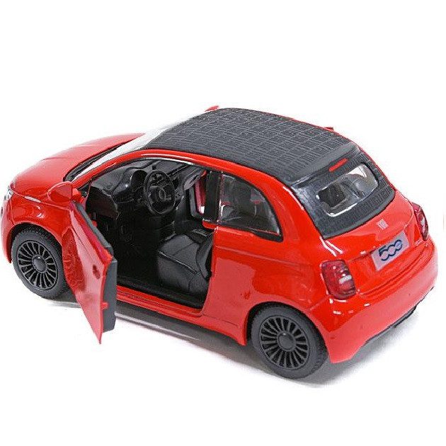 Модель легкова Kinsmart Fiat 500E 5'' KT5440W - 3