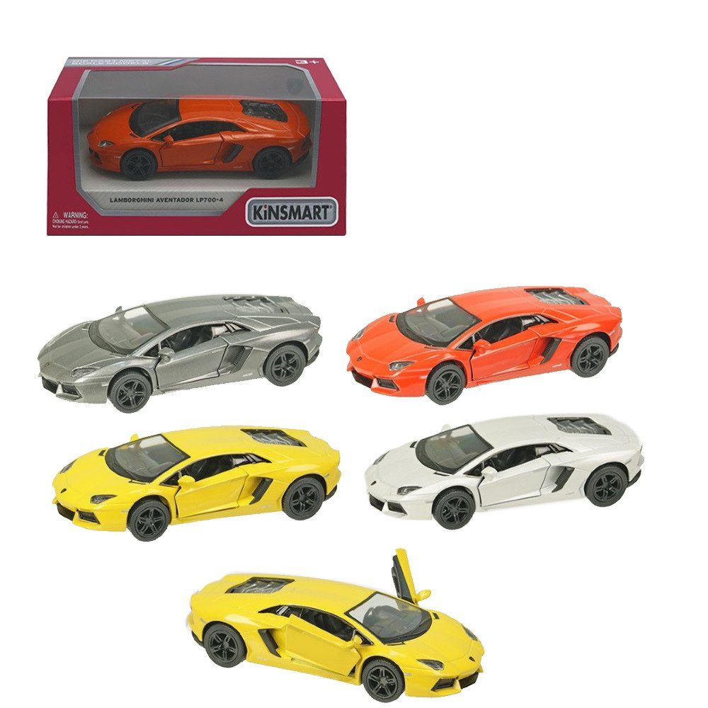 Модель легкова Kinsmart Lamborghini Aventador 5'' KT5355W - 3