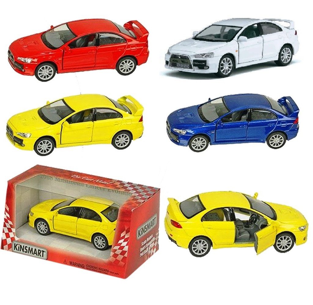 Модель легкова Kinsmart Mitsubishi Lancer Evolution X 5'' KT5329W - 1