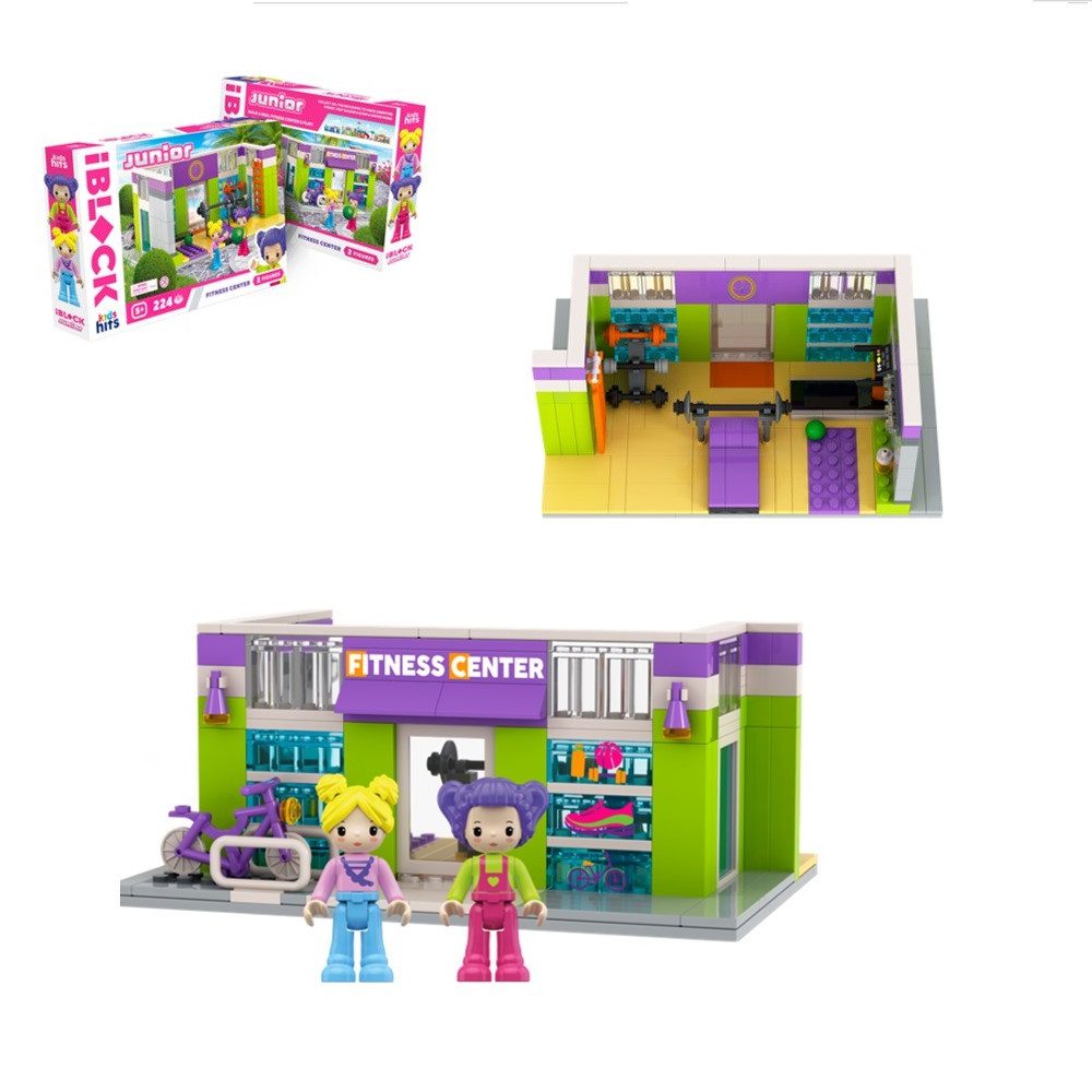 Конструктор Kids hits IBLOCK Junior Фітнес-центр (224 дет.) KH08/004/2 - 1