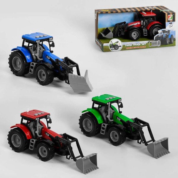 Інерційний трактор на батарейках (світло, звук) 550-46J - 1