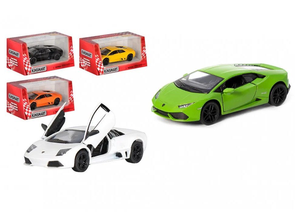 Модель легкова Kinsmart Lamborghini Huracan LP610-4-WB 5'' KT5382W - 1