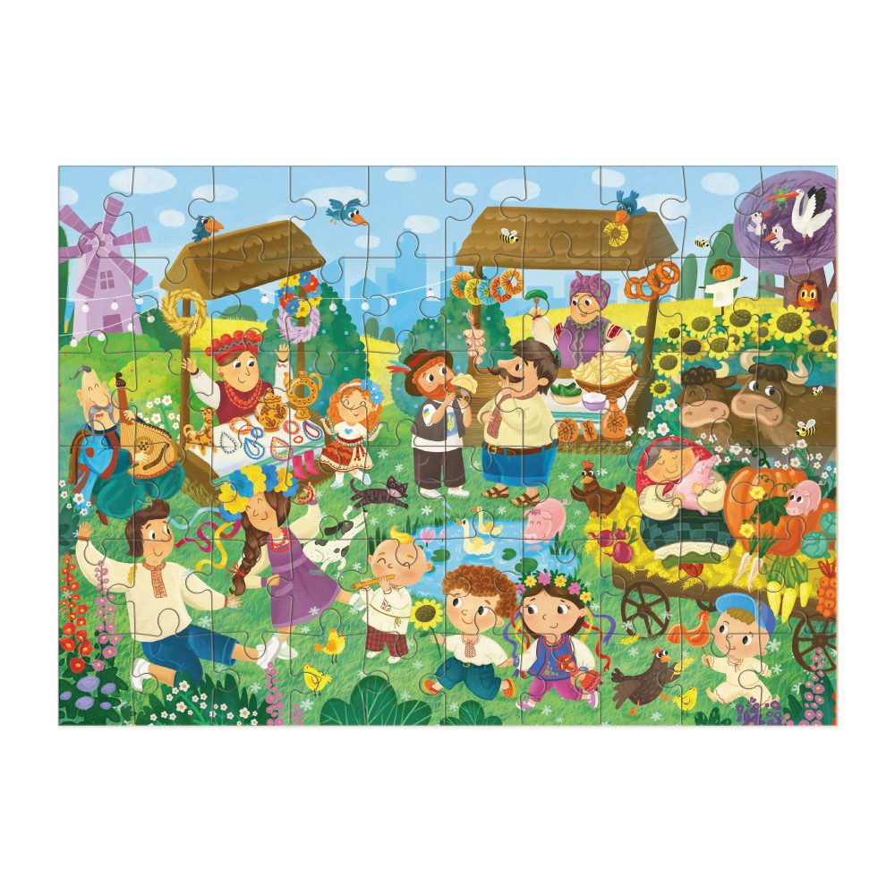 Дитячий пазл Dodo Сорочинський Ярмарок (60 дет.) 300606 - 4